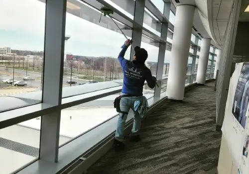 Indoor Glass Cleaning